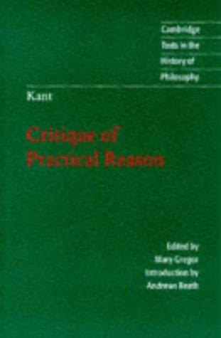 Immanuel Kant: Critique of Practical Reason (Paperback, 1997, Cambridge University Press)