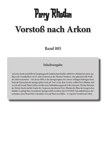 William Voltz: Vorstoss nach Arkon (German language, 1980, Moewig)