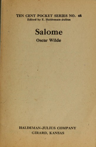 Oscar Wilde: Salome (1922, Haldeman-Julius Co.)