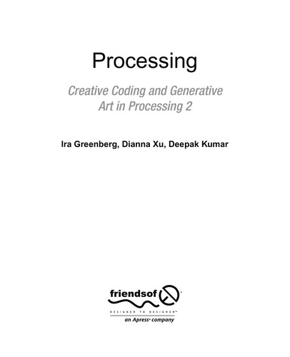 Ira Greenberg: Processing (EBook, 2013, Apress, Imprint: Apress)