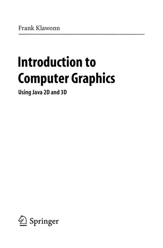 F. Klawonn: Introduction to computer graphics (2008, Springer)