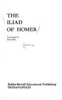 Homer: The Iliad of Homer (1977, Bobbs-Merrill Educational Pub.)