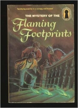M. V. Carey: The three investigators in The mystery of the flaming footprints (Hardcover, 1984, Random House)