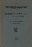 Euripides: Bacchae (Paperback, 1997, Brill Academic Pub)