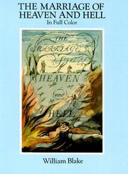 William Blake: The marriage of Heaven and Hell (1994, Dover Publications)