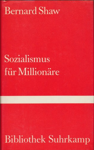 Bernard Shaw: Sozialismus für Millionäre (Hardcover, German language, 1978, Suhrkamp Verlag)