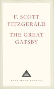 F. Scott Fitzgerald: The Great Gatsby (Hardcover, 1991, Everyman's Library)