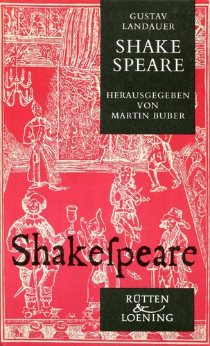 Gustav Landauer: Shakespeare (Paperback, German language, 1962, Rütten & Loening)