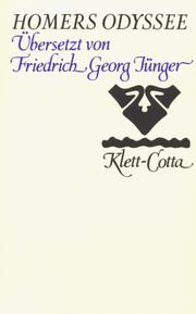 Homers Odyssee. (Hardcover, German language, 1981, Klett-Cotta)