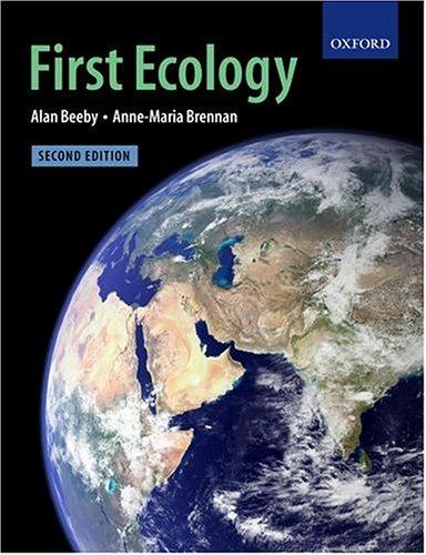 Alan Beeby: First ecology (2004, Oxford University Press)