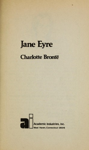 Jane Eyre (Paperback, 1984, Academic Industries Inc.)