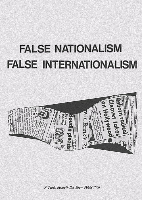 E. Tani, Kaé Sera: False Nationalism, False Internationalism (Seeds Beneath the Snow)